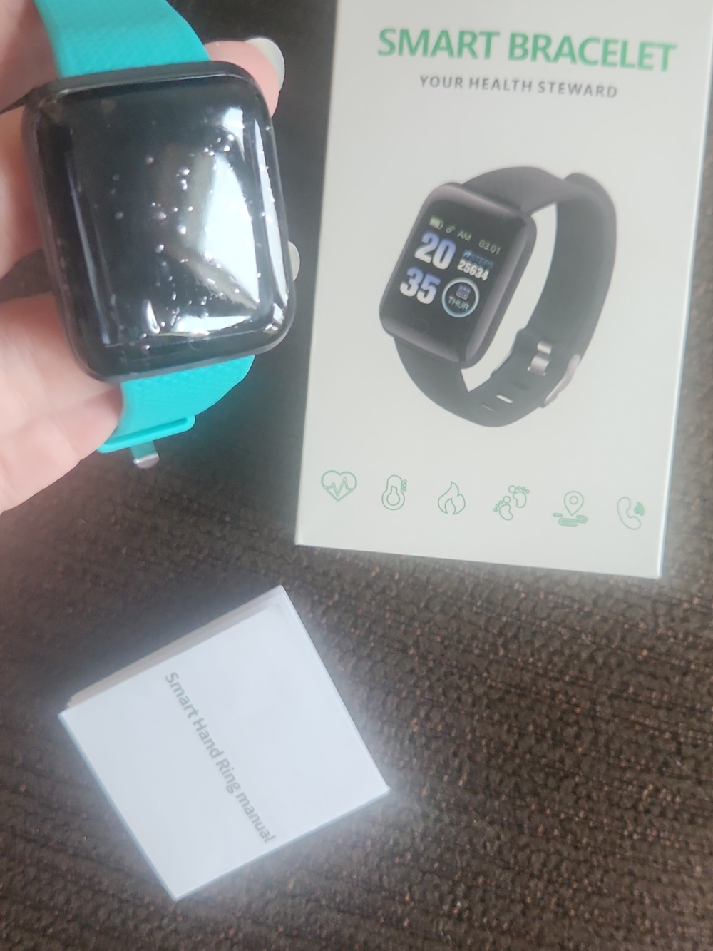 Smart Bracelet Fitness Tracker - Aqua